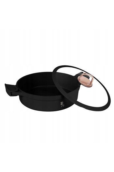 Berlinger Haus Oală subțire cu capac, 28 cm, 4,2 L, wok jos, potrivită pentru...