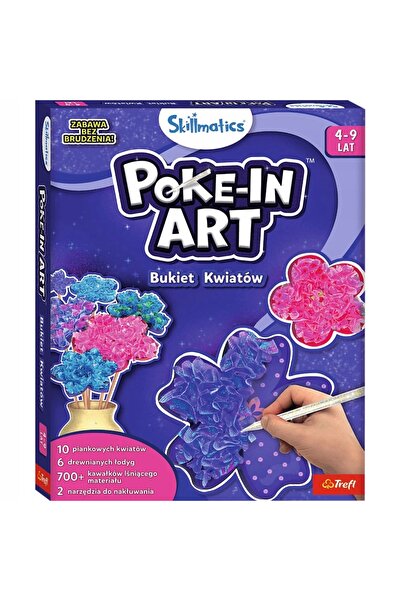 TREFLE Set creativ Skillmatics Poke-In Art Buchet de flori pentru copii 4+