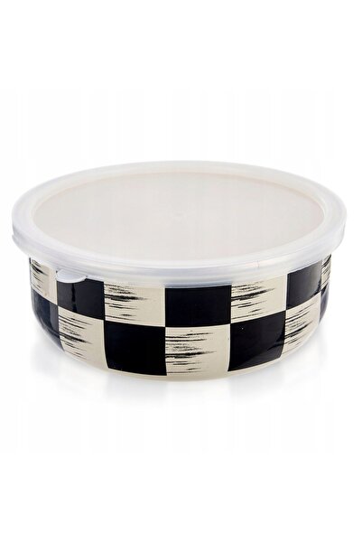 Orion Bol emailat cu capac, recipient pentru alimente, 17 cm, 1L, email