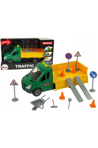 LeanToys Vehicul rutier basculant cu acționare prin fricțiune