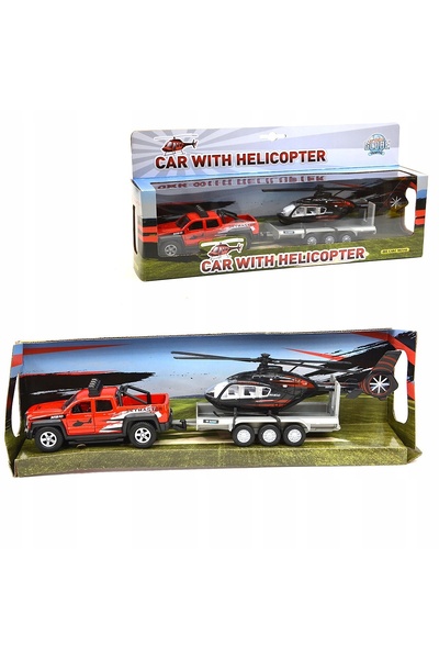 Kids Globe Mașină off-road cu elicopter 35cm 520249