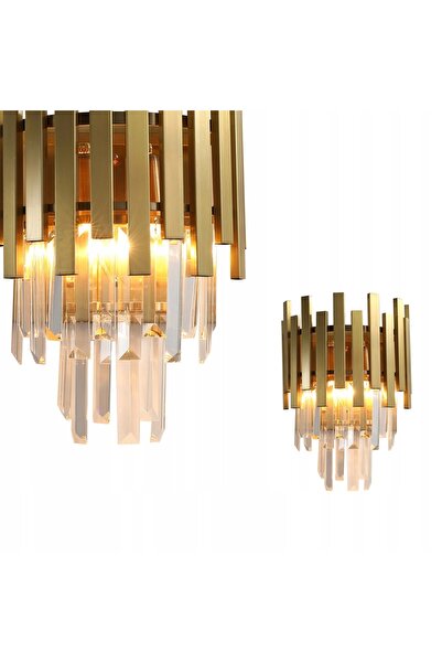 Milagros jewelry Aplica de perete Milagro ASPEN GOLD 2xE14 40W