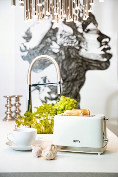 CAMRY Prăjitor de pâine cu 2 compartimente 900W Funcție de dezghețare Putere ...