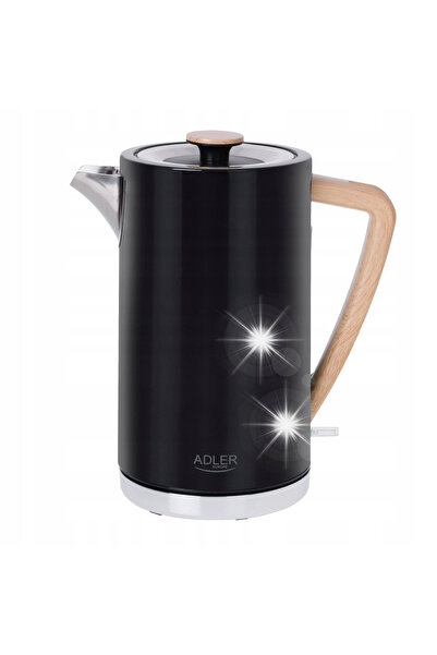 adler AD 1347 negru Czajnik metalowy 1,7 L STRIX