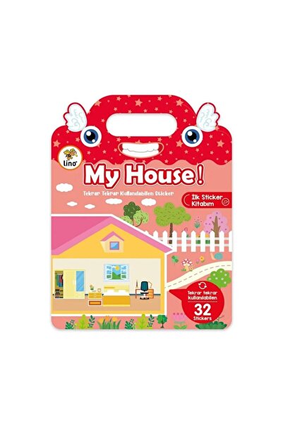 Lino My First Sticker Book That Can Be Used Repeatedly My House Ls-503