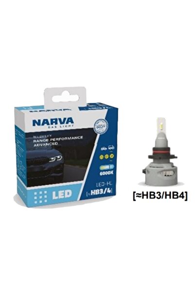 narvara Becuri LED HB3 HB4 RPA NARVA RANGE POWER ADVANCED 6000K 12V/24V