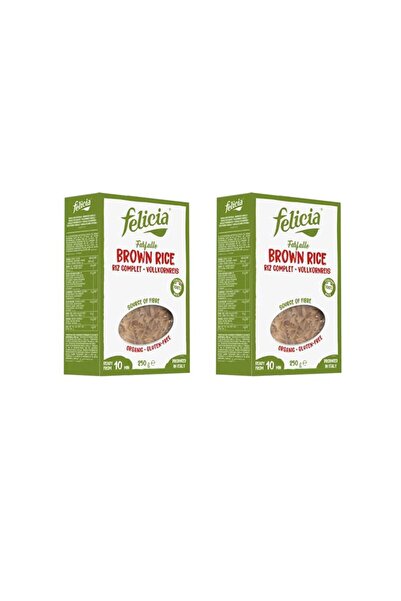 Felicia 2 x Farfalle bio din orez integral 250g