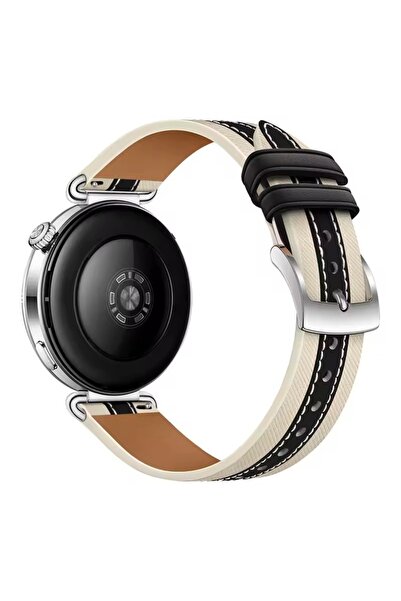 Alstrap Huawei Watch Gt6/GT5/GT4 (41mm) Gt5 Pro 42mm Uyumlu Çift Renk Pu Deri...