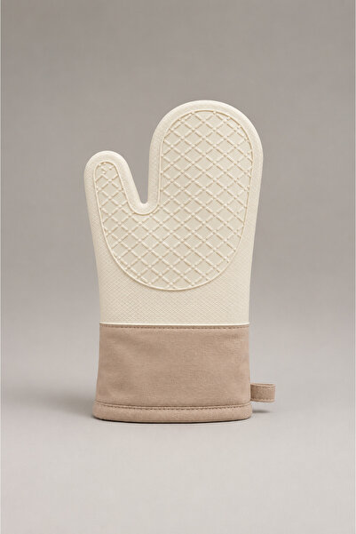 MİS KİTCHEN Heat Resistant Silicone Oven Glove 28X18 cm – Non-Slip Single-Pie...