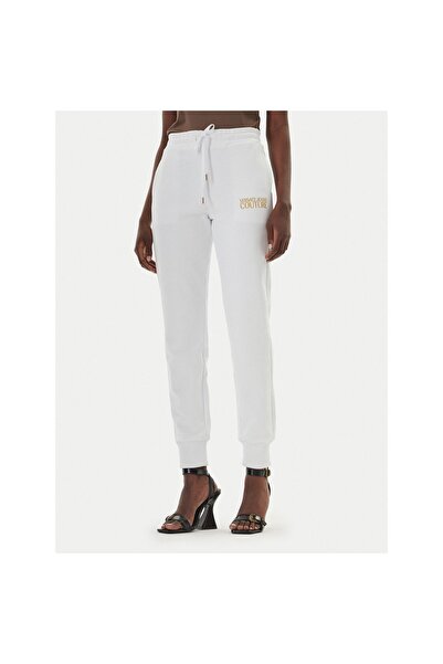 VERSACE JEANS Pantaloni de trening pentru femei 80HAAT01 CF01T Alb