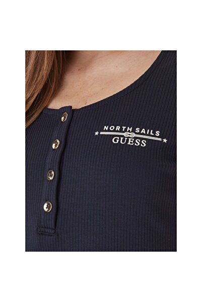 Guess Tricou de damă W6GP01K2658 Bleumarin