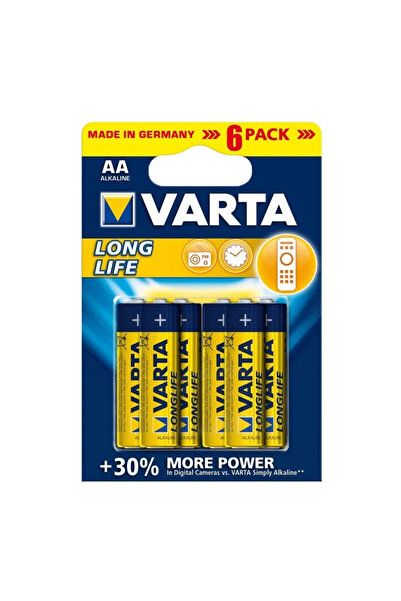 Varta LongLife AA Battery - LR6 1.5V (Alkaline) 6 pcs