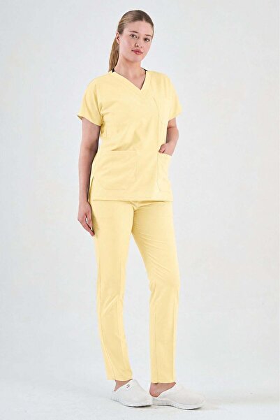 Owlet Medikal Butter Yellow Lycra Surgical Suit