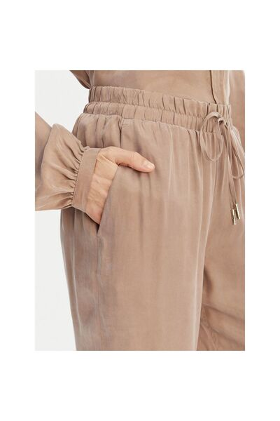 Guess Pantaloni de damă din material textil W6GB07W1781 Bej