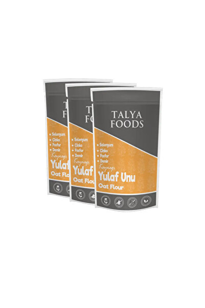 tms talya foods Talya Foods Glutensiz Yulaf Unu 3x 350g Avantaj seti Kaçmaz f...