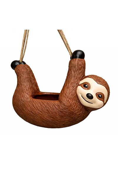 OEM MikaMax Κρεμαστό Κασπώ / Γλάστρα "Sloth Planter" από Ρητίνη 200ml