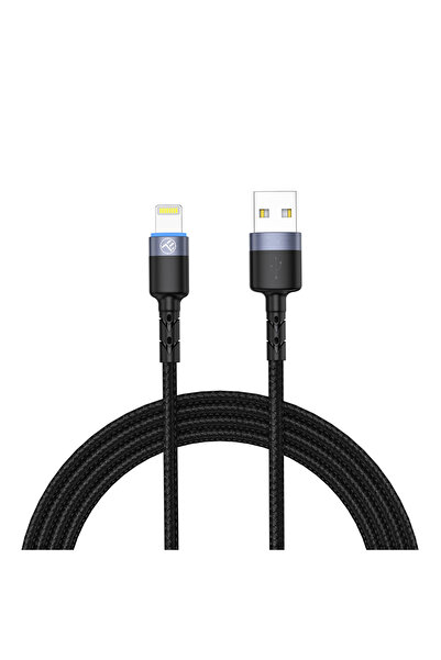 OEM Καλώδιο δεδομένων Tellur USB σε Lightning με φως LED, 1.2μ, μαύρο
