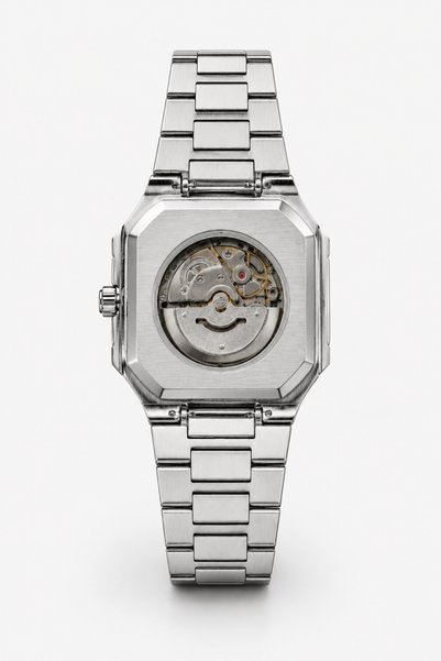 Reddington Original Premium Calendar Men's Wristwatch Silver Color Steel Band Japanese Movement