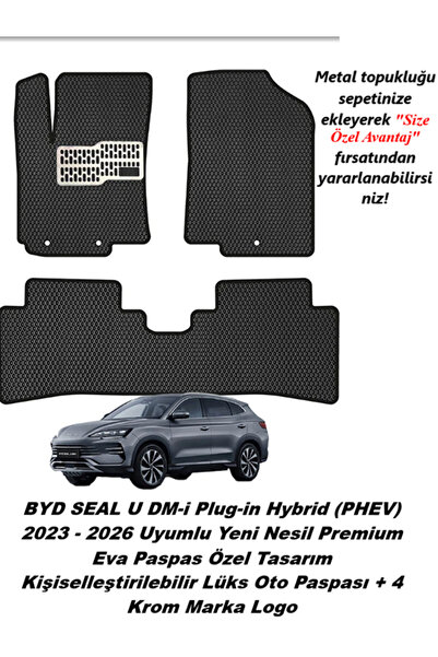 Evamax Design BYD SEAL U DM-i Plug-in Hybrid (PHEV) 2023 - 2026 Uyumlu Yeni N...