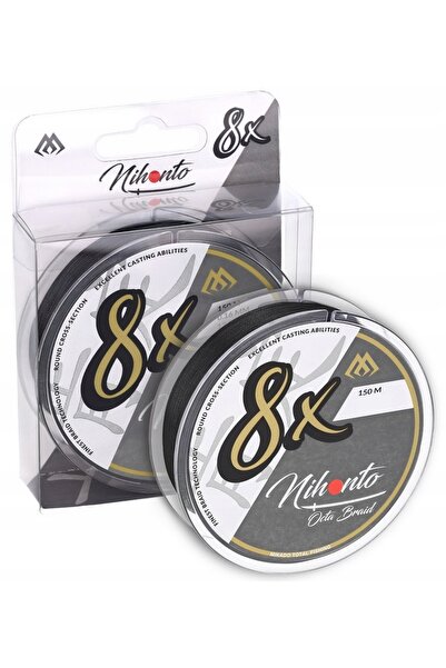 Mikado Plecionka Nihonto Octa Braid 0.18 mm / 150 m Negru