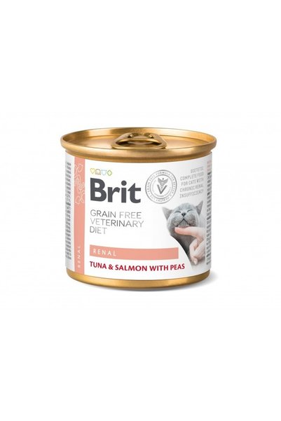 Brit Karma dla kota Grain Free Tuńczyk z łososiem i groszkiem 200 g
