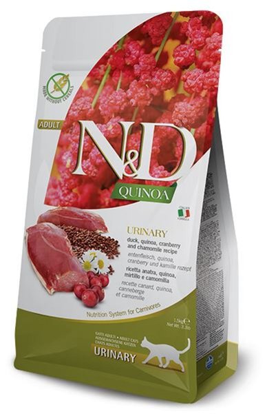 NO BRAND Hrană pentru pisici Farmina Rață cu prepeliță, merișor și mușețel 300 g