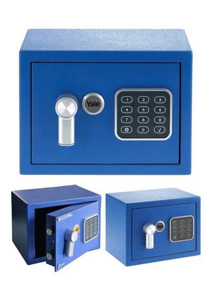 Yale Sejf YSV/170/DB2/B Albastru Electronic