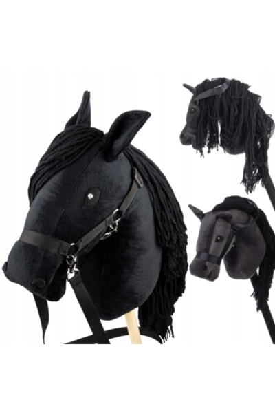 Skippi Cal pe băț Hobby Horse GAD03023 A3 Negru-alb