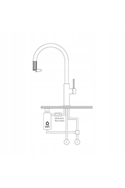Omnires Baterie Switch SW9057-FD1NI cu filtru Nichel