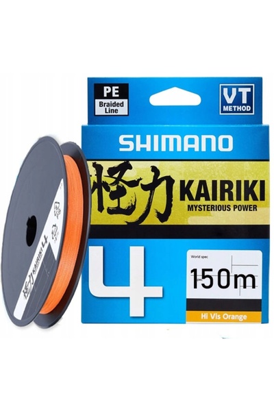 NO BRAND Plecionka SHIMANO Kairiki 4 0,16 mm / 150 m Portocaliu