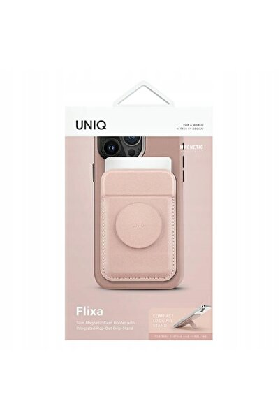 uniq Husă portofel Flixa MagSafe Roz