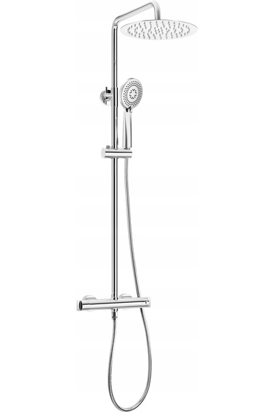NO BRAND Set de duș suspendat DEANTE NAC 04OT Chrome cu pluviometru
