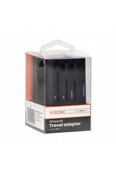 Virone Adaptor de călătorie ORNO TA-1 Negru