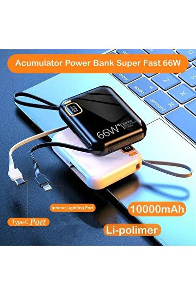 Rab External Battery Power Bank 66 W Super Fast PD 10000 mAh
