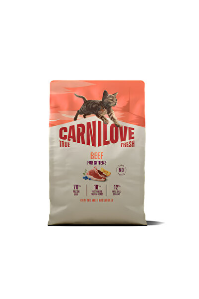 Carnilove TRUE FRESH Cat Dry Beef for Kittens 2KG