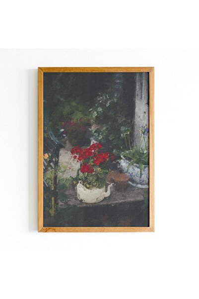 Signtouch Advertising Signtouch Red Peonies Garden Wall Art 30x40 cm With Out...