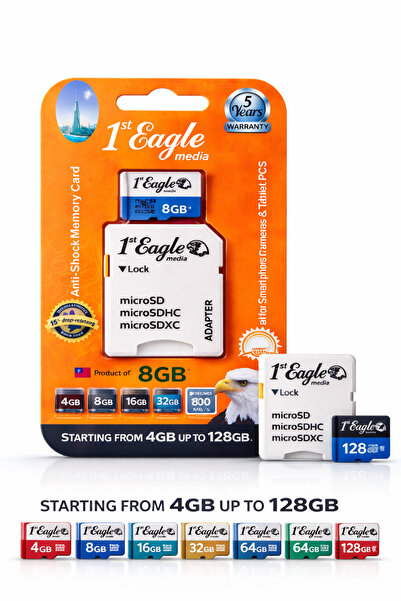 1ST EAGLE MEMORY CARD 8 GB