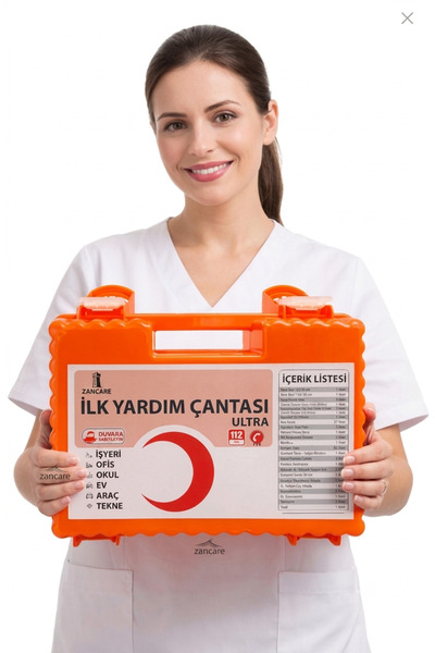 zencare Ultra İlk Yardım Çantası Acil Müdahale Kiti Temel Malzemeler – Sert K...