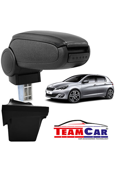 Fym Tc30-280044 Peugeot 308 2014-Armrest Arm Rest Black Imported Premium