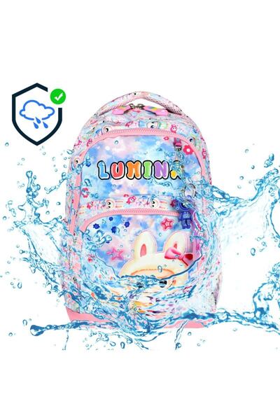 Goldline AVM Pink Lumina Figurină Geantă școlară pentru copii din școala primară Set suport stilou pentru nutriție 117