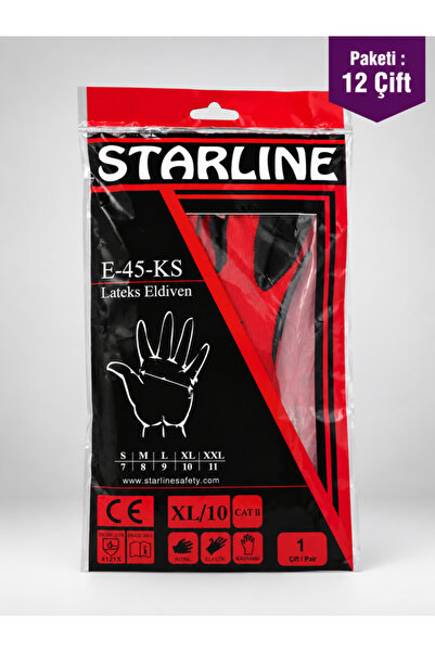 Starline E-45-KS İş Eldiveni 12 Çift No:10