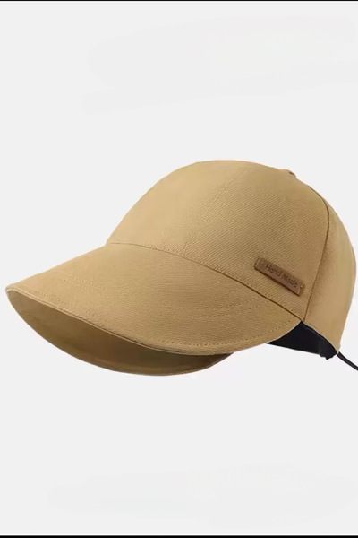 Giraffe Wide Visor Sun Protection Women's Hat Sports Hat Ecru