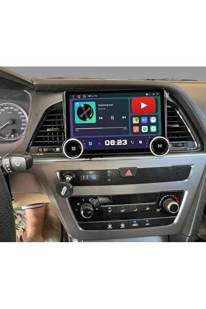 Carplayer شاشة أندرويد لسيارة هيونداي سوناتا مع مقبضين ماسيين، ذاكرة وصول عشو...