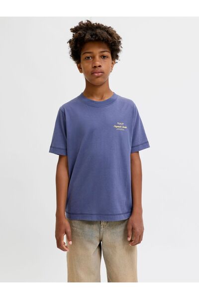 Jack & Jones Junior Tricou cu imprimeu pe spate pentru băieți