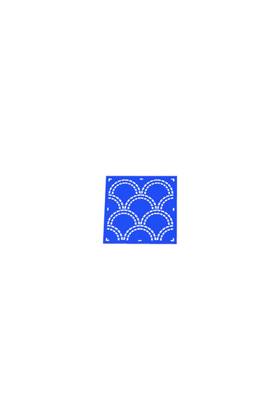 BESİNG Sashiko Embroidery Template Wave Pattern