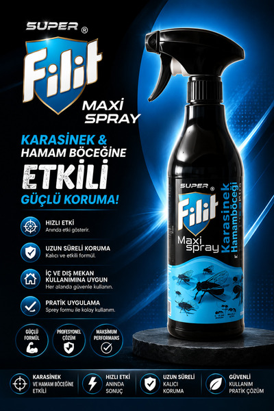 Filit Super Maxi Sprey 450ml ( Karasinek, Pire, Karınca )