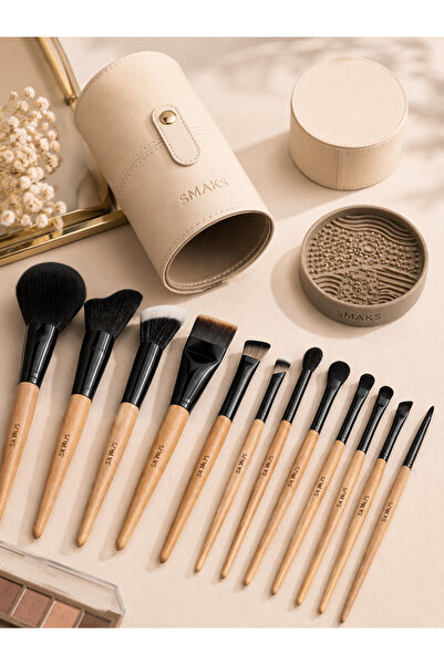 Yallabena 12-Piece Premium Makeup Brush Set – Soft Natural Goat Hair Brushes ...