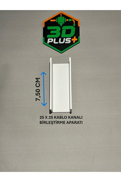 25x25 Kablo Kanalı Birleştirme Aparatı 10 Adet