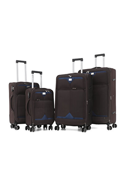 Capital 4-Piece Soft Luggage Set | 20", 24", 28" & 32" Travel Suitcase Set | ...