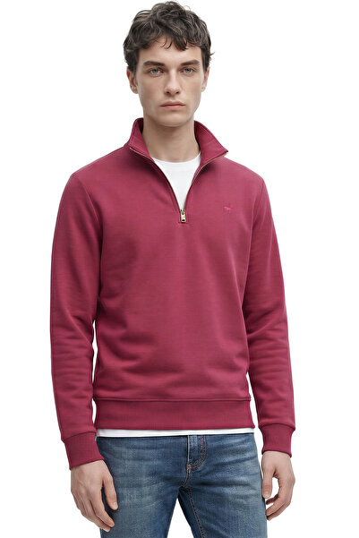 AJ X GF Premium Men's Zip-Collar Long Sleeve Sweatshirt Espa